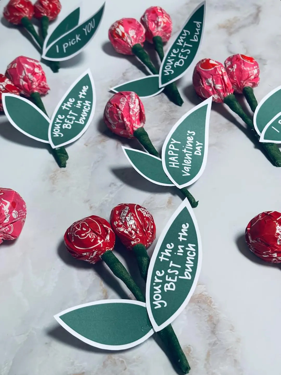 Printable Lollipop Flower Valentine's Day Craft (PDF) - Etsy | Etsy (US)