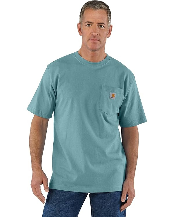 Carhartt Men's Loose Fit Heavyweight Short-Sleeve Pocket T-Shirt | Amazon (US)
