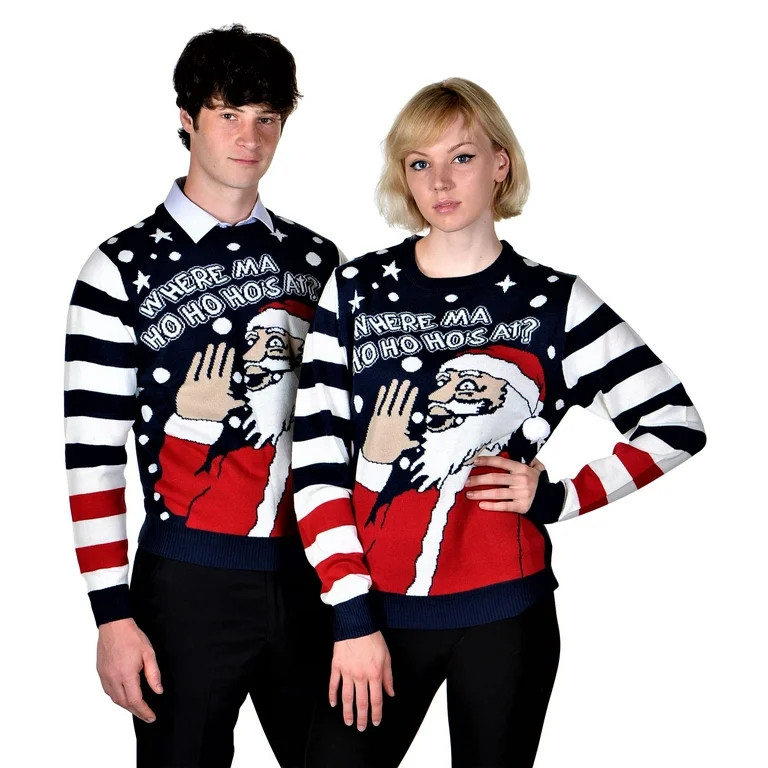 Kesis Ugly Christmas Sweater Santa Pullover 2X-Large | Walmart (US)