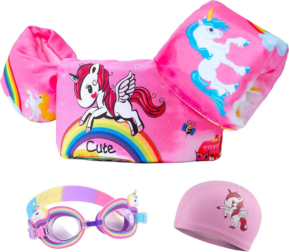 GoKiddie Puddle Swim Jumper for Girls & Boys 22 to 66 Pounds - Swim Vest, Jackets, Floaties, Arm ... | Amazon (US)