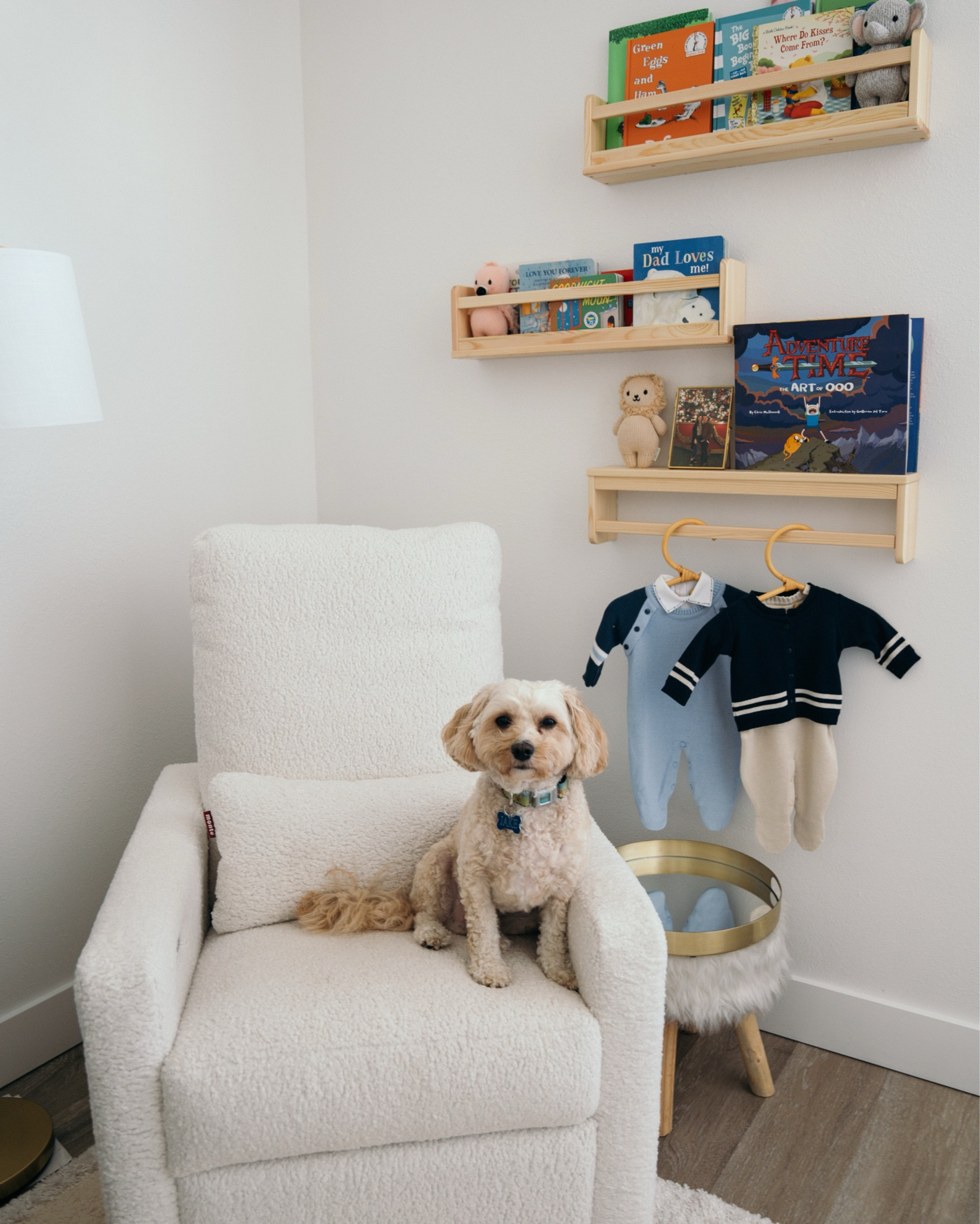 The reading corner of our nursery 🤍 I linked similar options for the reading chair 

#LTKBaby #LTKFamily #LTKHome