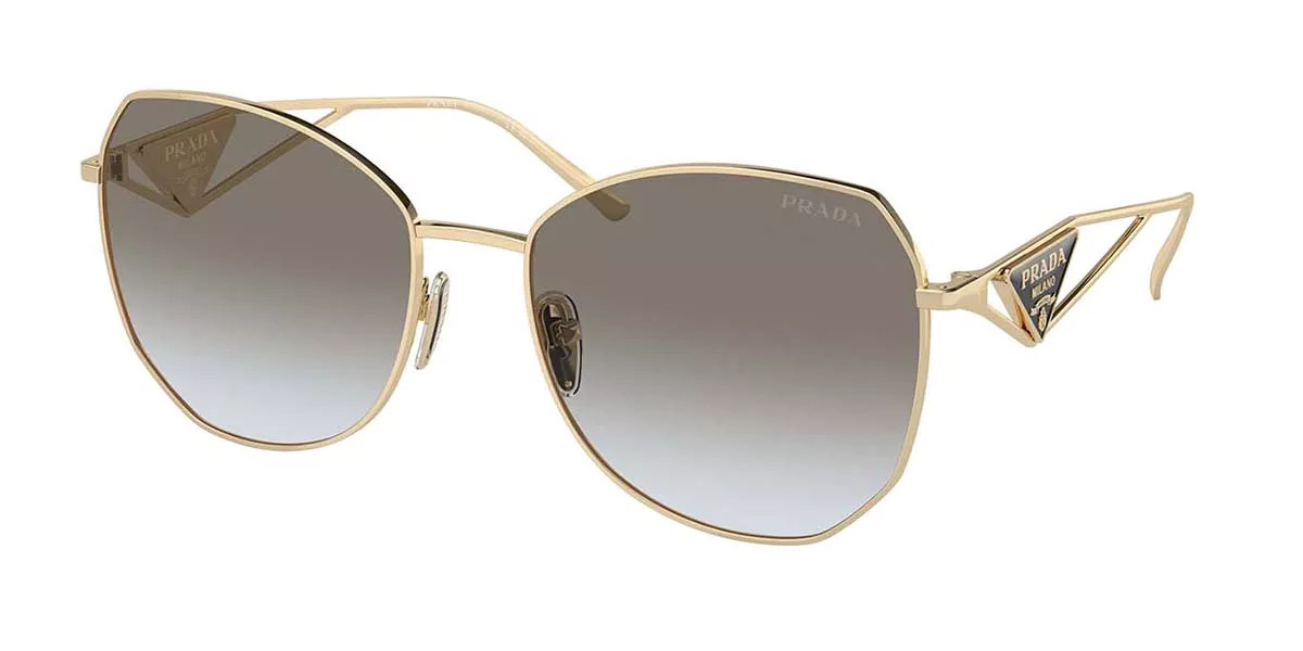 Prada PR 57YS ZVN0A7 Women’s Sunglasses Gold Size 57 | SmartBuyGlasses Global