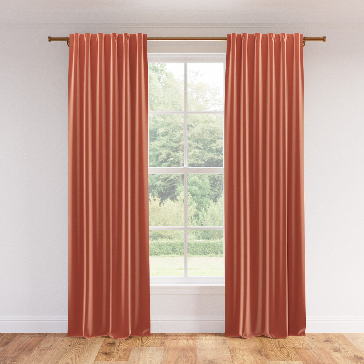Velvet Unlined Curtain | The Inside