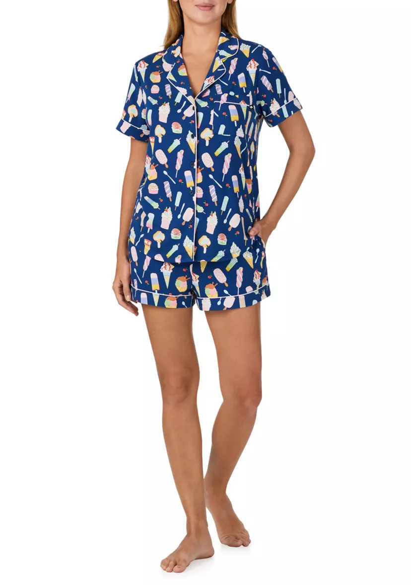 Women's Print Pajama Shorts Set | Belk