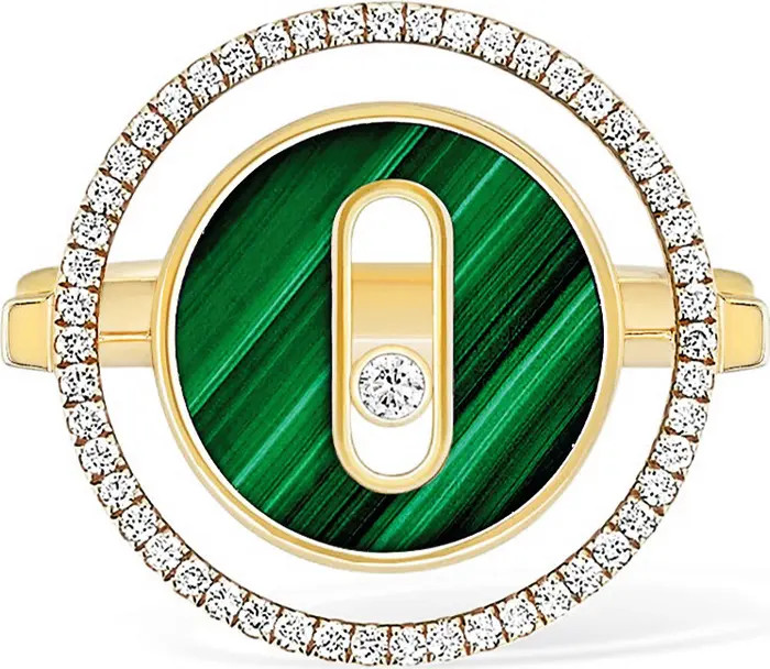Lucky Move Malachite & Diamond Ring | Nordstrom