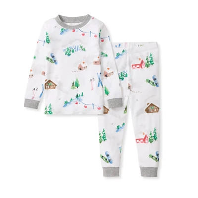 Ski Slopes Family Matching Organic Cotton Two-Piece Pajamas | Burt's Bees Baby