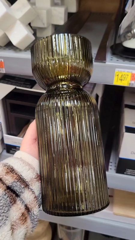 Better Homes & Garden Green Translucent Ribbed Glass Tabletop Vase - this color & ribbed design is sooo beautiful in person 😍 I want to start decorating more & this caught my attention walking by.. Would be so pretty on a table, a shelf, in a bathroom, a kitchen, or even on a console table! 🧡 Remember you can always get a price drop notification if you heart a post/save a product 😉 

✨️ P.S. if you follow, like, share, save, subscribe, or shop my post (either here or @coffee&clearance).. thank you sooo much, I appreciate you! As always thanks sooo much for being here & shopping with me friend 🥹 

| Wedding Guest Dress, Country Concert Outfit, Swimsuit, Jeans, Travel Outfit, Vacation Outfit, Wedding Guest Dress, Spring Outfit, Dress, Maternity, walmart fashion, walmart finds, shop with me, try on, haul, grwm, Date Night Outfit, Swimsuit, target, western, cowboy, cowboy hats, cocktail dress, mascara, rugs, bar cart, over the knee boots, clutch, clean beauty, curling iron, amazon, walmart, target home, walmart home, amazon home, amazon fashion, amazon finds, target finds, walmart finds, amazon spring, spring dresses, spring outfits, spring sandals, amanda roblessed | #LTKxTarget #LTKxSephora #Itkmostloved #LTKxPrime #LTKFestival #LTKxMadewell #LTKCon #LTKGiftGuide. #LTKSeasonal #LTKHoliday #LTKVideo #LTKU #LTKover40 #LTKhome #LTKsalealert #LTKmidsize #LTKparties #LTKfindsunder50 #LTKfindsunder100 #LTKstyletip #LTKbeauty #LTKfitness
#LTKplussize #LTKworkwear #LTKswim # LTKtravel #LTKshoecrush #LTKitbag #LTKbaby #LTKbump #LTKkids #LTKfamily #LTKmens #LTKwedding #LTKeurope #LTKbrasil #LTKaustralia #LTKAsia
#LTKxAFeurope #LTKHalloween #LTKcurves #LTKfit #LTKRefresh #LTKunder50 #LTKunder100 #liketkit @liketoknow.it https://liketk.it/4CP9S