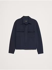 Herringbone Ponte Coach's Jacket | Banana Republic (US)