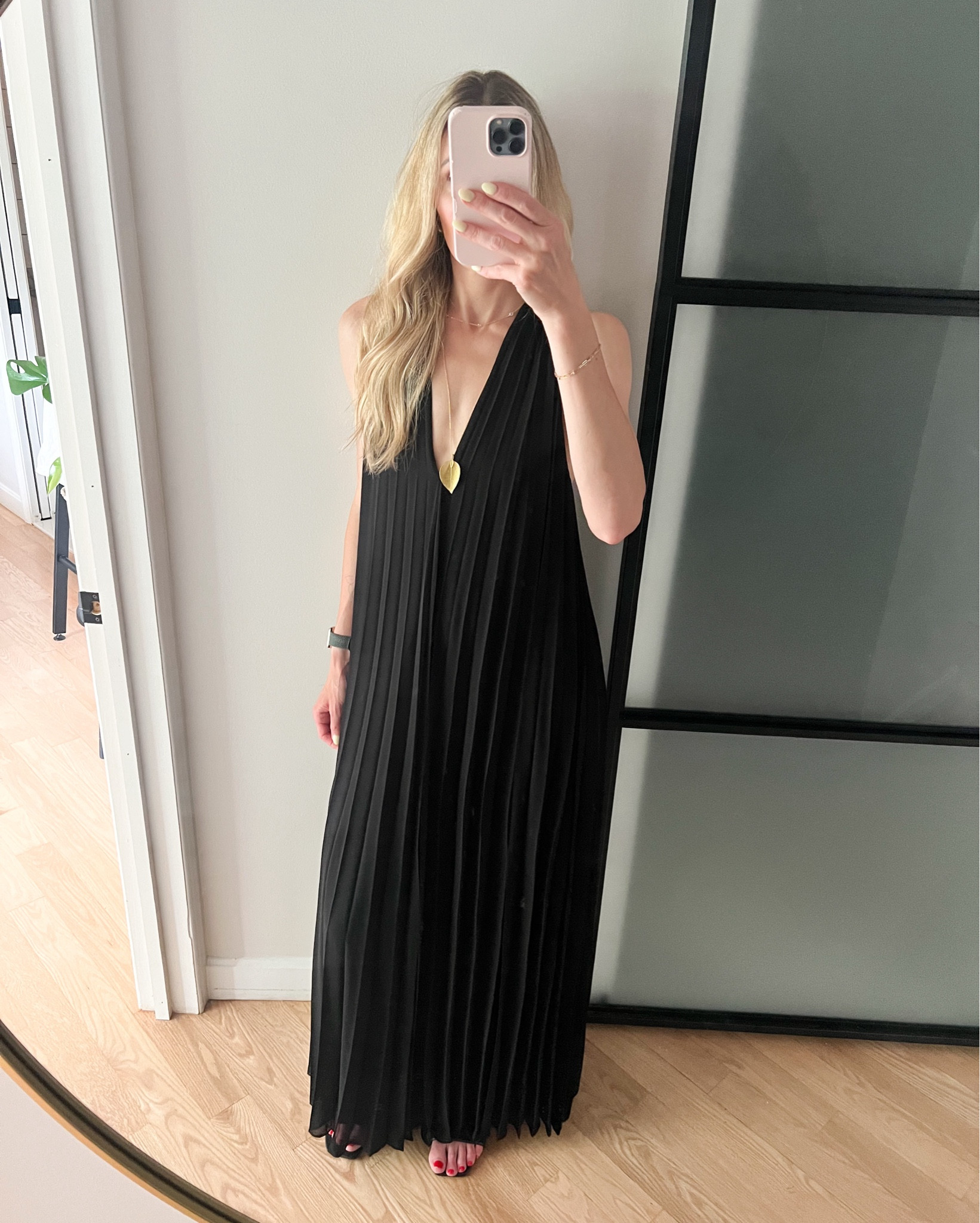 Obsessed. Love the deep V (use double sided tape) and the cross back. And it has pockets! AND it’s on sale  In an XS

#LTKOver40 #LTKSummerSales