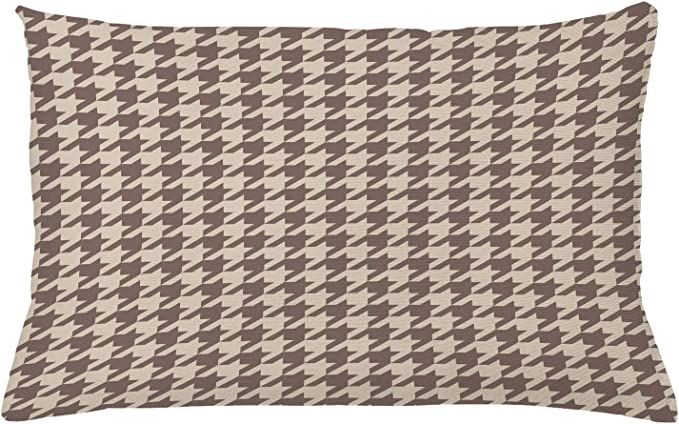 Lunarable Vintage Throw Pillow Cushion Cover, Traditional Scottish Houndstooth Pattern in Pastel ... | Amazon (US)