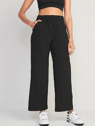 High-Waisted Stretch-Tech Wide-Leg Pants for Women | Old Navy (US)