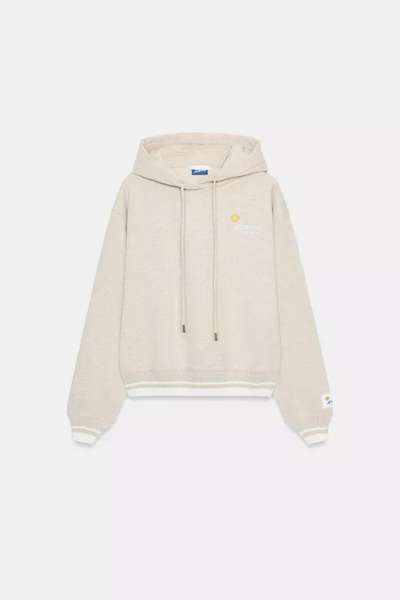ST. MORITZ® HOODED SWEATSHIRT | Zara UK