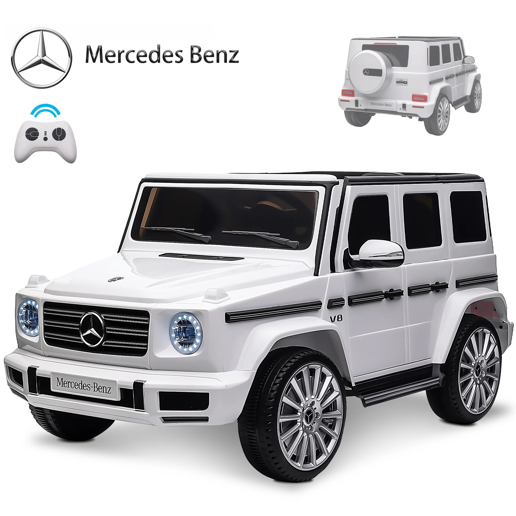 iYofe 24V Mercedes Benz Ride on Car for Kids with 2.4G Remote Control Electric Car Toy for 3-6 Ye... | Walmart (US)