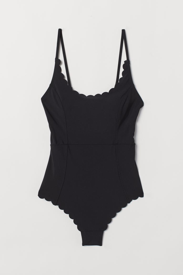 Scalloped-edge Swimsuit | H&M (US + CA)