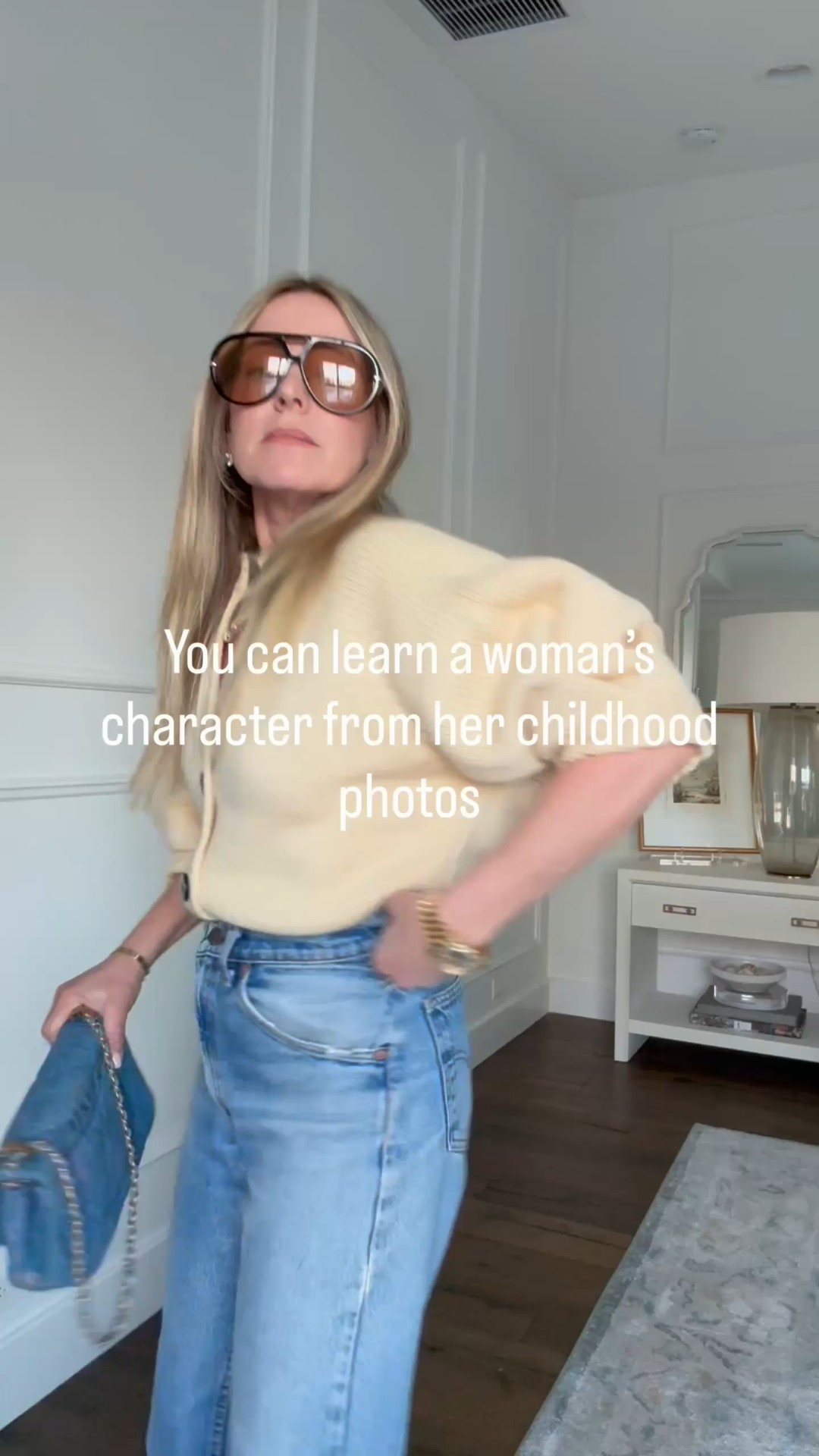 Loving this trend. I paired a new sweater with some vintage Levi’s and finished with a cute black kitten heel. Easy and chic!

#LTKPetite #LTKOver40 #LTKdayinmylife