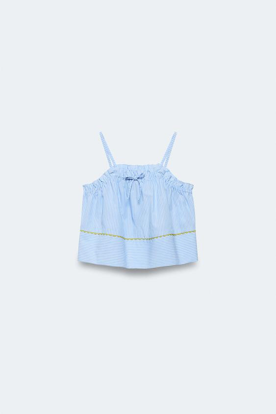 2-14 YEARS / LIMITED EDITION WAVY STRIPED TOP | Zara US