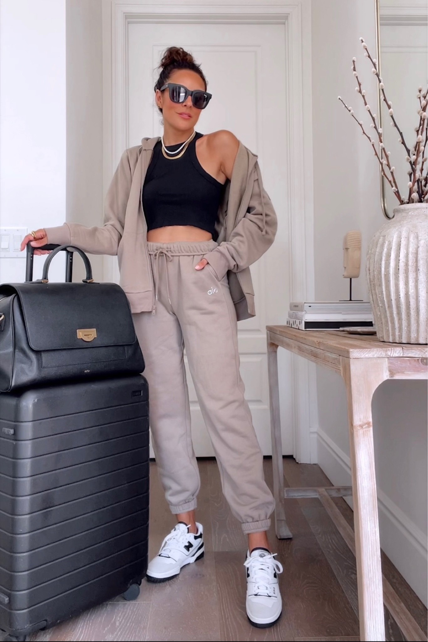 Travel Style: Alo Yoga Edition ☁️ SO comfortable. 




Lucyswhims, sweatpants, zip up hoodie, Ootd, travel, airport, suitcase, sweatsuit, black tank. 

#LTKfit #LTKtravel #LTKstyletip