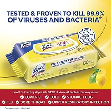 Lysol Disinfectant Handi-Pack Wipes, Multi-Surface Antibacterial Cleaning Wipes, For Disinfecting... | Amazon (US)