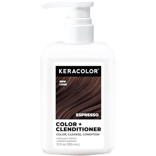 Keracolor Color + Clenditioner, Semi-Permanent Color, Espresso, 12 Fl Oz | Amazon (US)