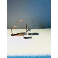 Three Heart Shaped Cookie Or Cake Cutters Large Copper Two Small Tin 1970's Valentine Day Gift | Etsy (US)