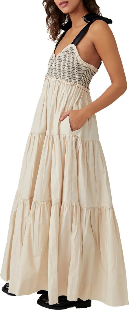 Bluebell Smocked Bodice Tiered Maxi Sundress | Nordstrom