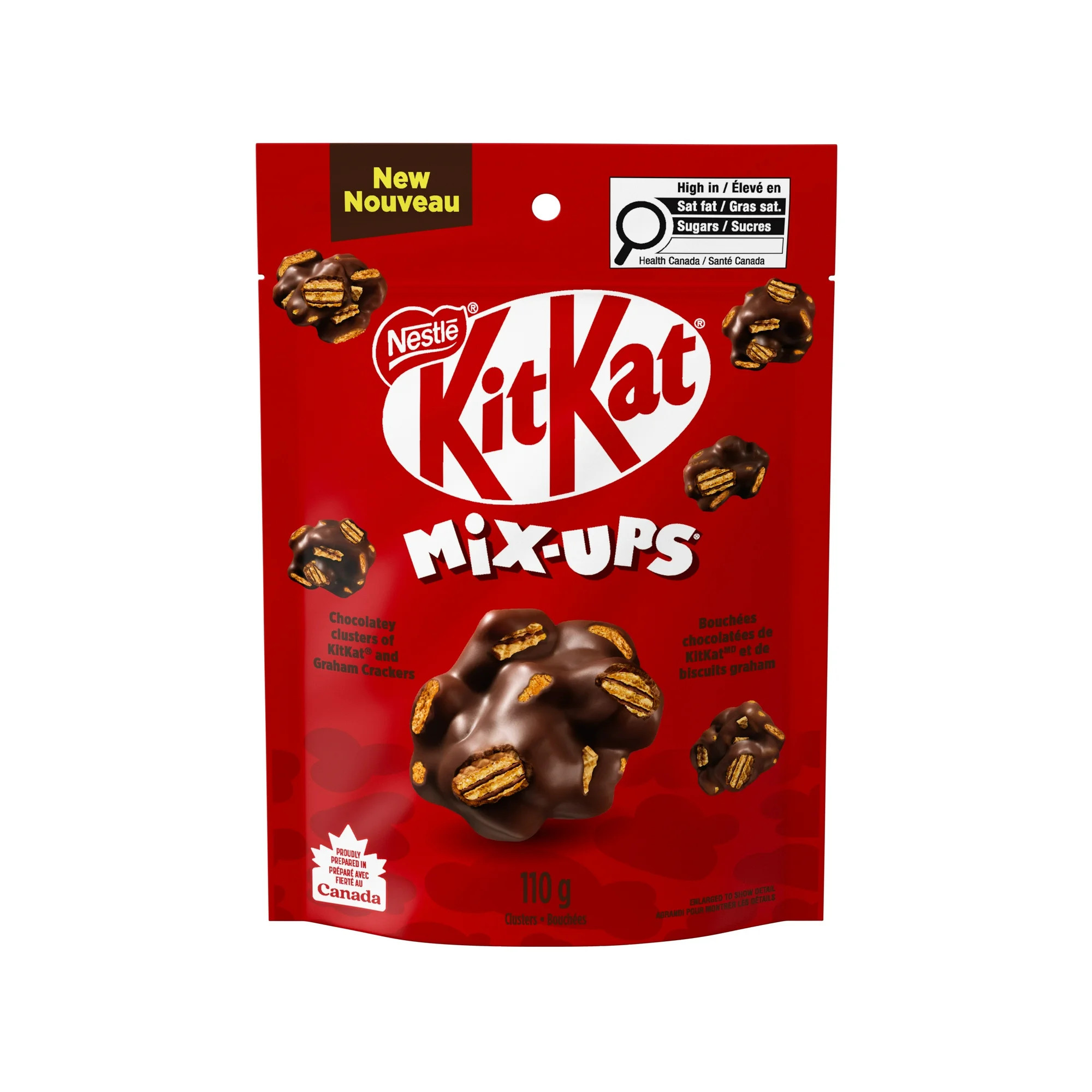 Kitkat MIX-UPS, Chocolatey Clusters of KITKAT and Graham Crackers, Prepared in Canada | Walmart (CA)