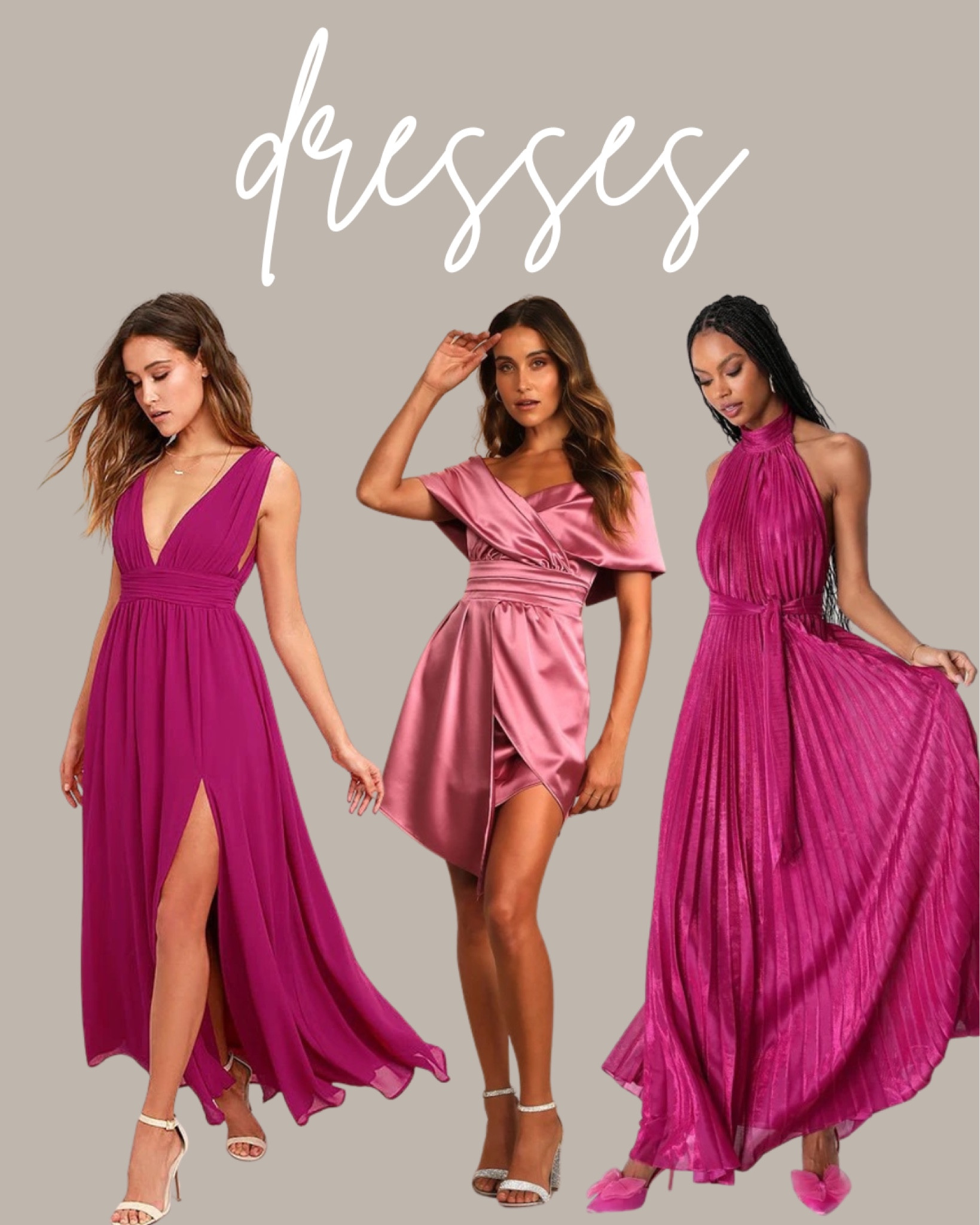 Dresses from Lulus 

| pink dress | valentines | valentines day | spring dress | floral print dress | dresses | dress | lulus | formal dress | prom dress | wedding guest dress | wedding guest | winter wedding | cocktail dress | long sleeve dress | green dress | mother of the bride dress | travel | cruise | vacation | dresses | dress | sequins | event dress | sequins | floral | velvet | ruffled | tiered | 
#dress #dresses #weddingguestdress #lulus

#LTKunder100 #LTKFind #LTKwedding