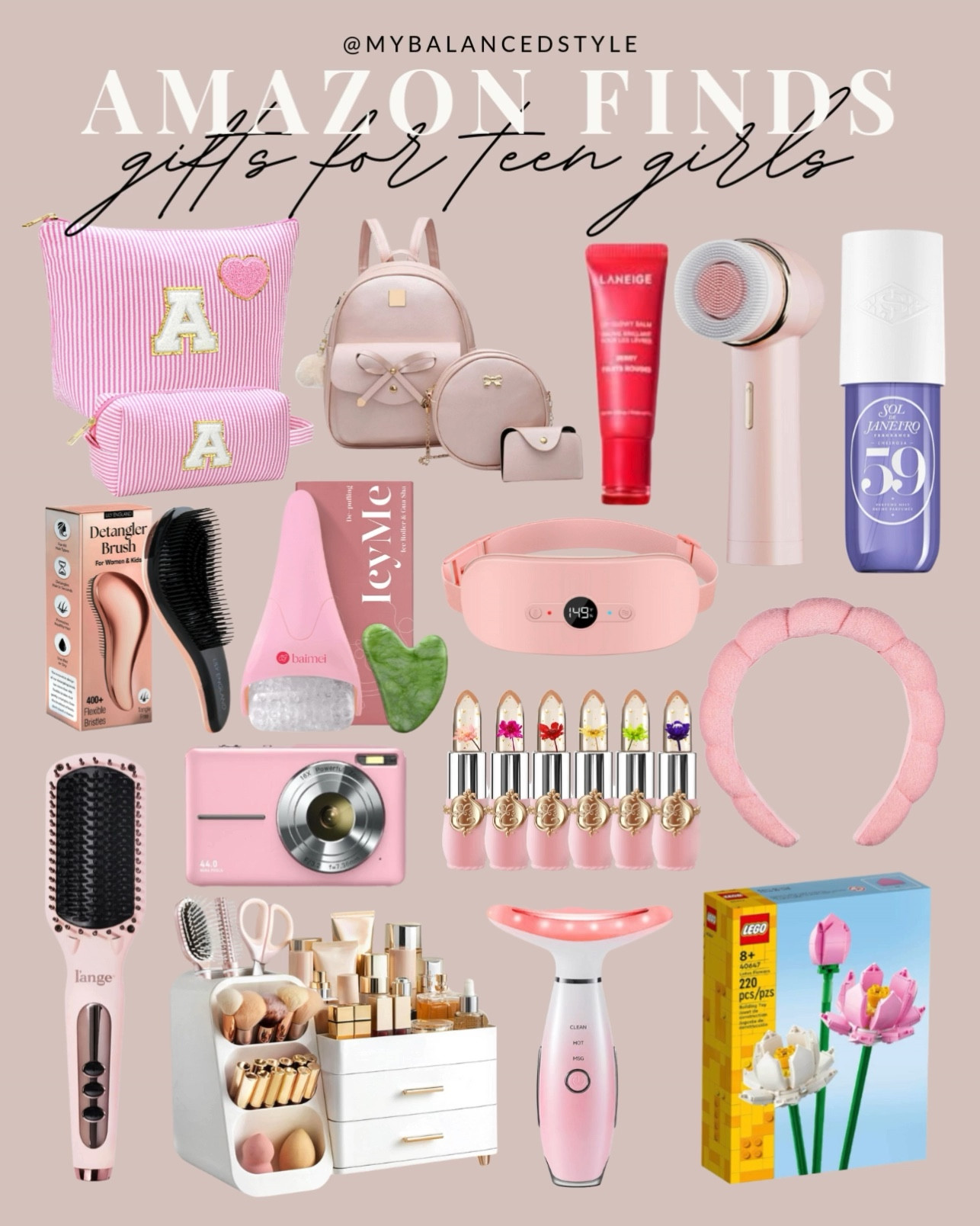 Amazon gifts for teen girls

Makeup sets
Skincare minis
Trendy jewelry
Phone accessories
Cute room decor
Plush blankets
Water bottles
Graphic tees
Hair tools
Journals and stationery

#LTKCyberWeek #LTKHoliday #LTKGiftGuide