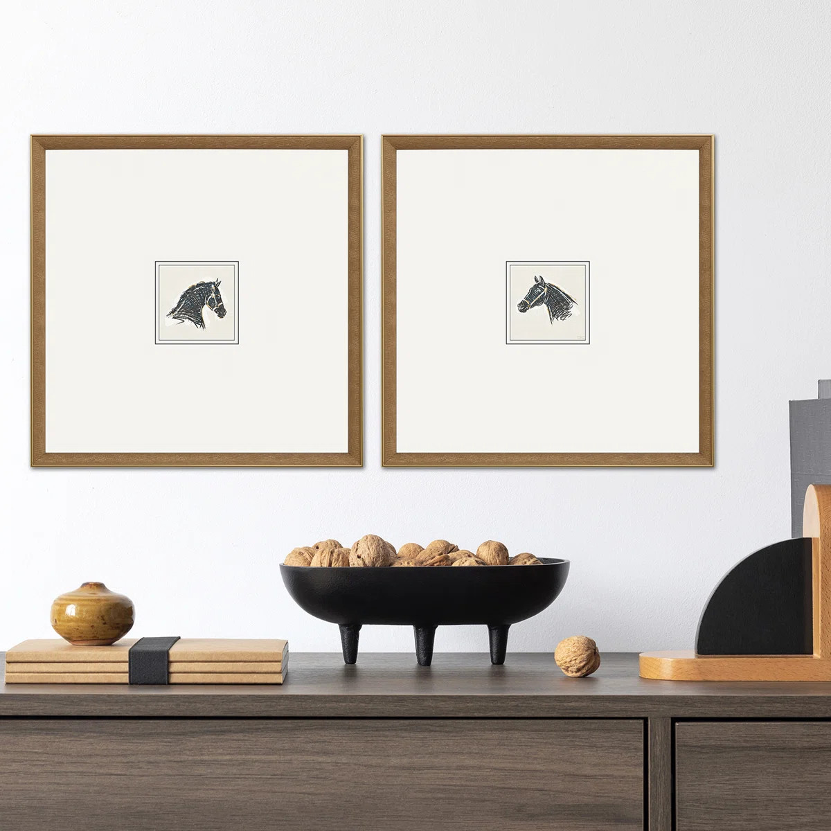 Bellmon " Equestrian Study " 2 - Pieces | Wayfair North America