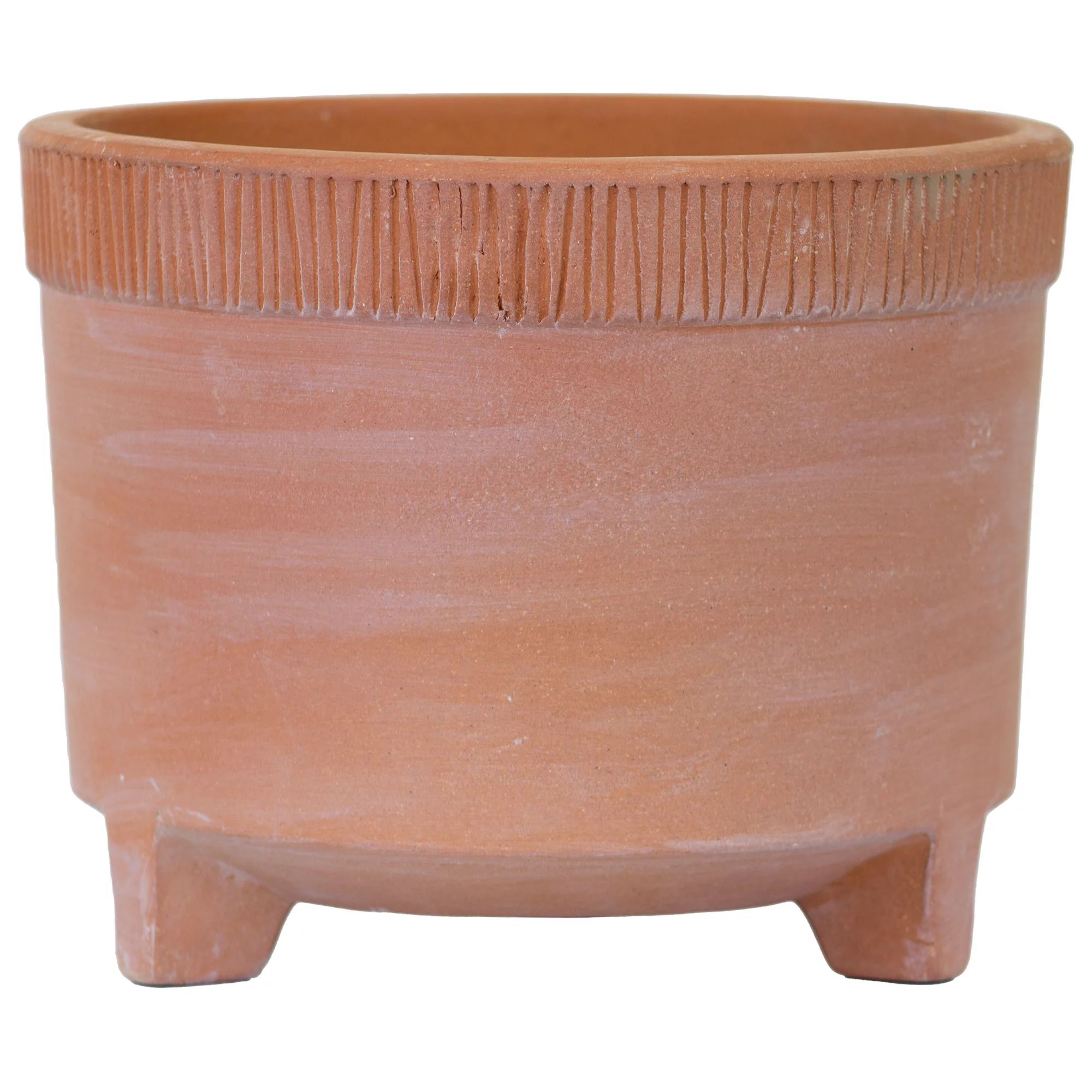 Better Homes & Gardens 10in Ellington Clay Planter, Terracotta | Walmart (US)