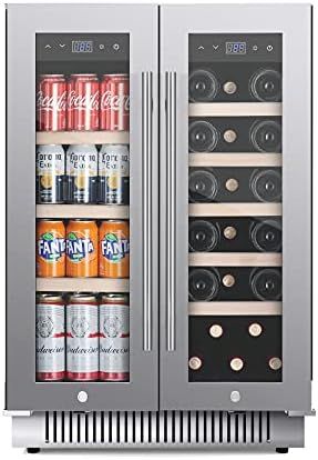 VINIQUE Beverage Refrigerator Cooler 34 Cu.Ft Dual Zone Temperature Control Fridge for Wine Soda ... | Amazon (US)