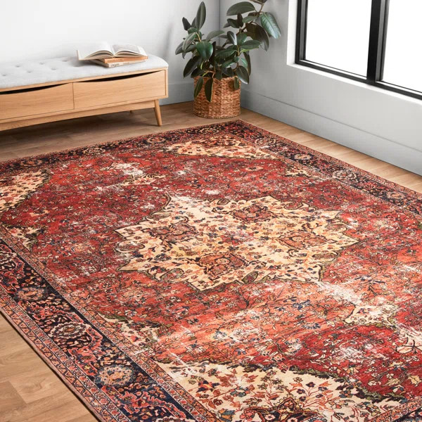 Cormac Machine Woven Performance Rug | Wayfair North America