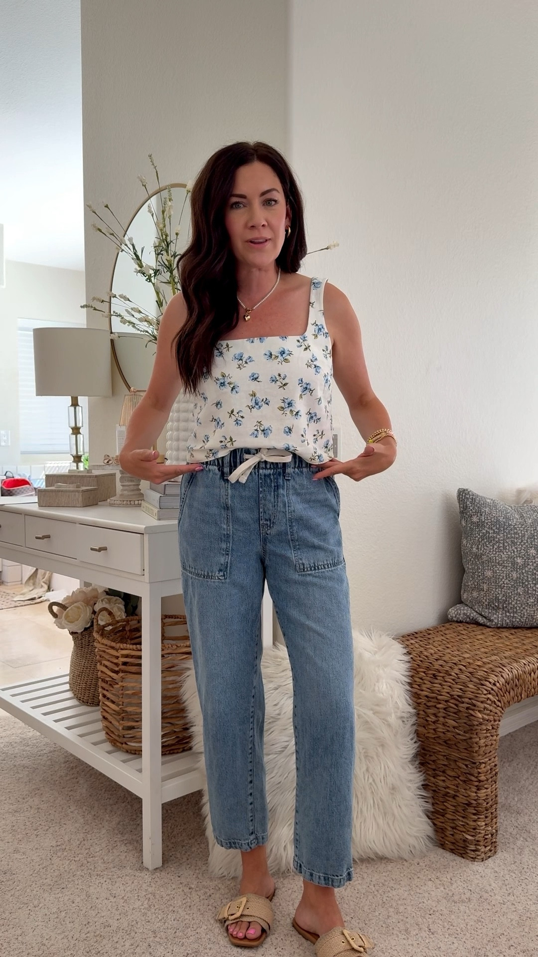 50% off + an additional 15% off with code: GFFRIEND makes these viral pull on jeans only $29🙌🏼 wearing an xs! Perfect jeans to take into fall! 

#LTKFindsUnder50 #LTKSaleAlert #LTKSeasonal