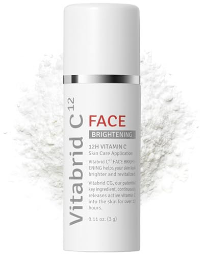 VITABRID C12 Vitamin C Boost Powder for Face with Niacinamide - 12 hours Active Vitamin C - Even Skin Tone, Age Defying, Minimizing Pores - Mix Powder with Serum & Cream, 0.1oz. | Amazon (US)