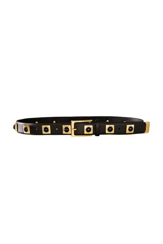 AUREUM No. 2 Studded Belt in Black - Black. Size XXS (also in ). | FWRD 