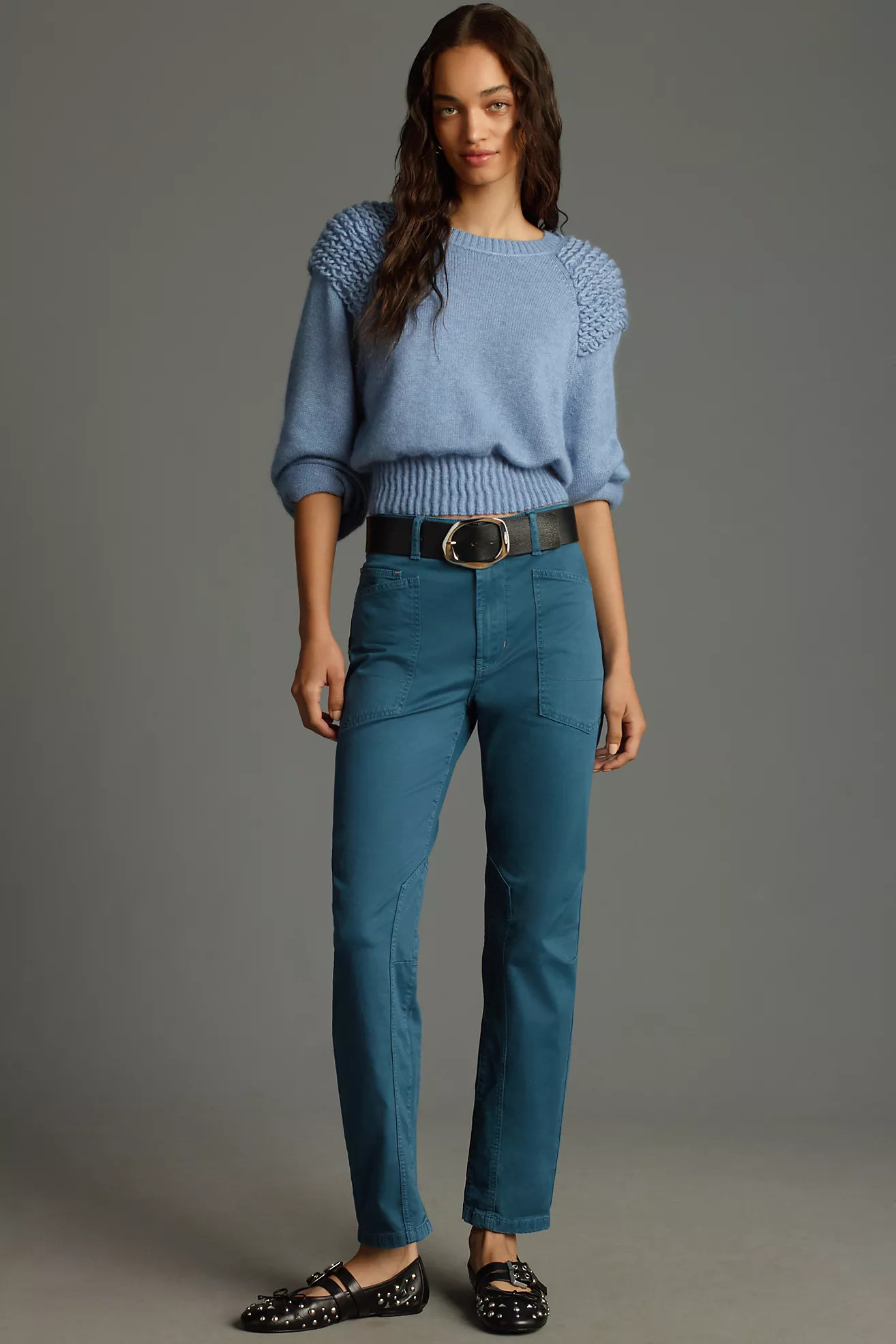 The Wanderer Mid-Rise Relaxed-Leg Pants by Pilcro | Anthropologie (US)