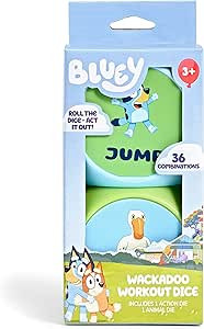BLUEY Wackadoo Dice Imagination Act Out The Action Game | Family Game Night for All Ages | Creati... | Amazon (US)