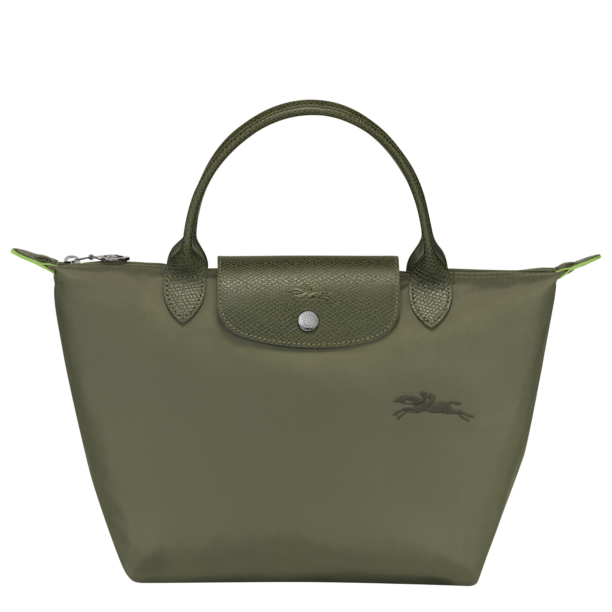Le Pliage Green S Handbag Forest - Recycled canvas | Longchamp US | Longchamp