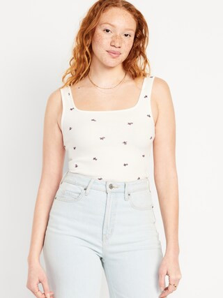 Ultra-Crop Rib-Knit Tank Top | Old Navy (US)