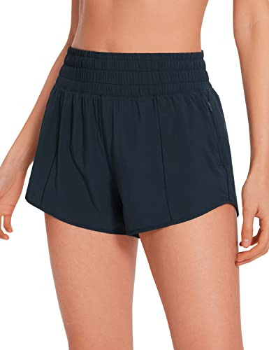 CRZ YOGA High Waisted Running Shorts for Women 2.5" - Mesh Liner Quick Dry for Workout Sport Athl... | Amazon (US)