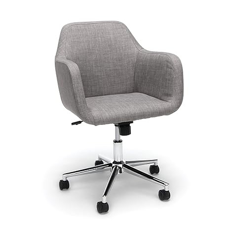 OFM ESS Collection Upholstered Home Office Desk Chair, Grey | Amazon (US)