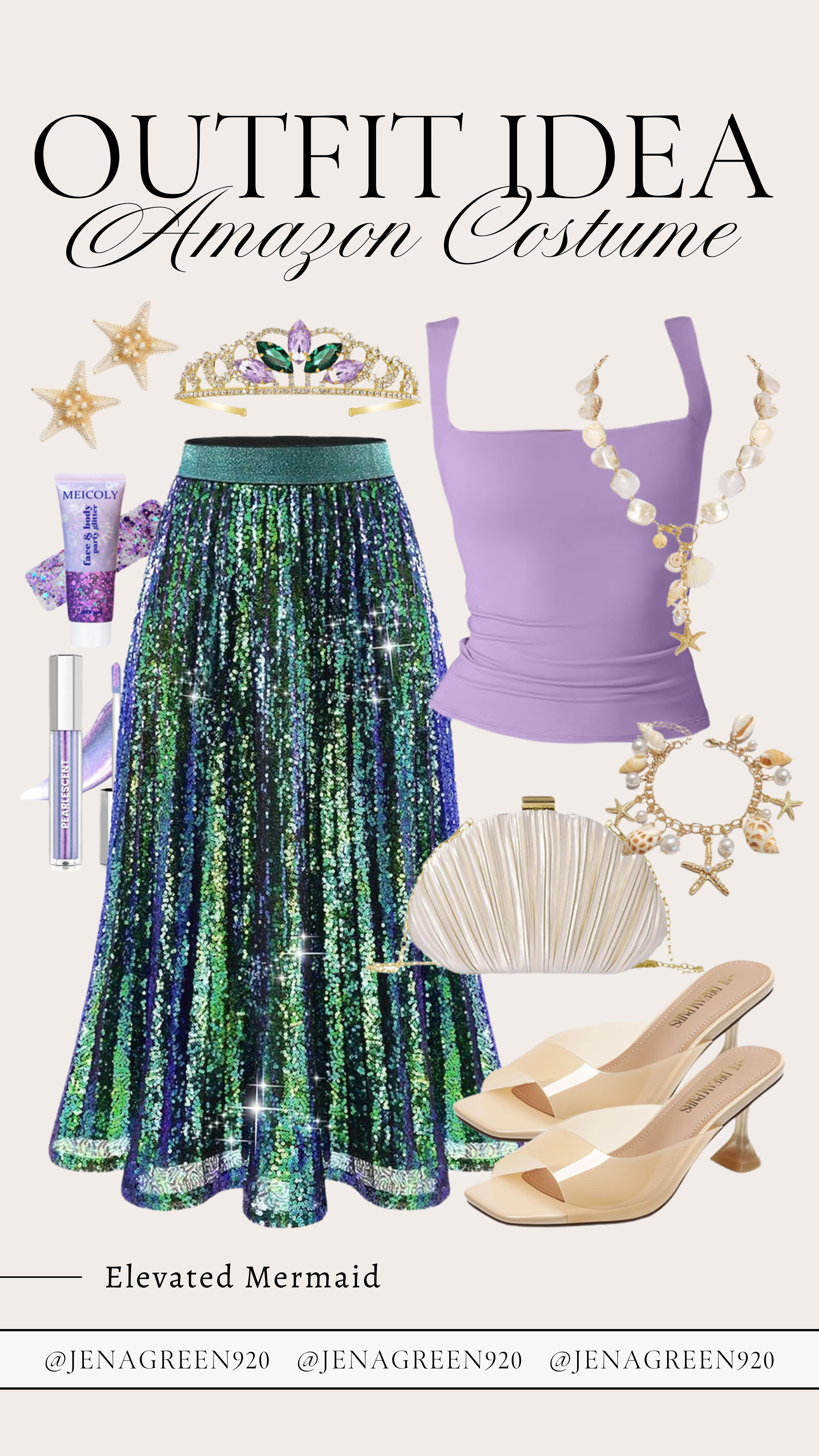 Last Minute Halloween Costumes | Amazon Costume | Mermaid Costume 

 #LTKHalloween #LTKHoliday #LTKStyleTip