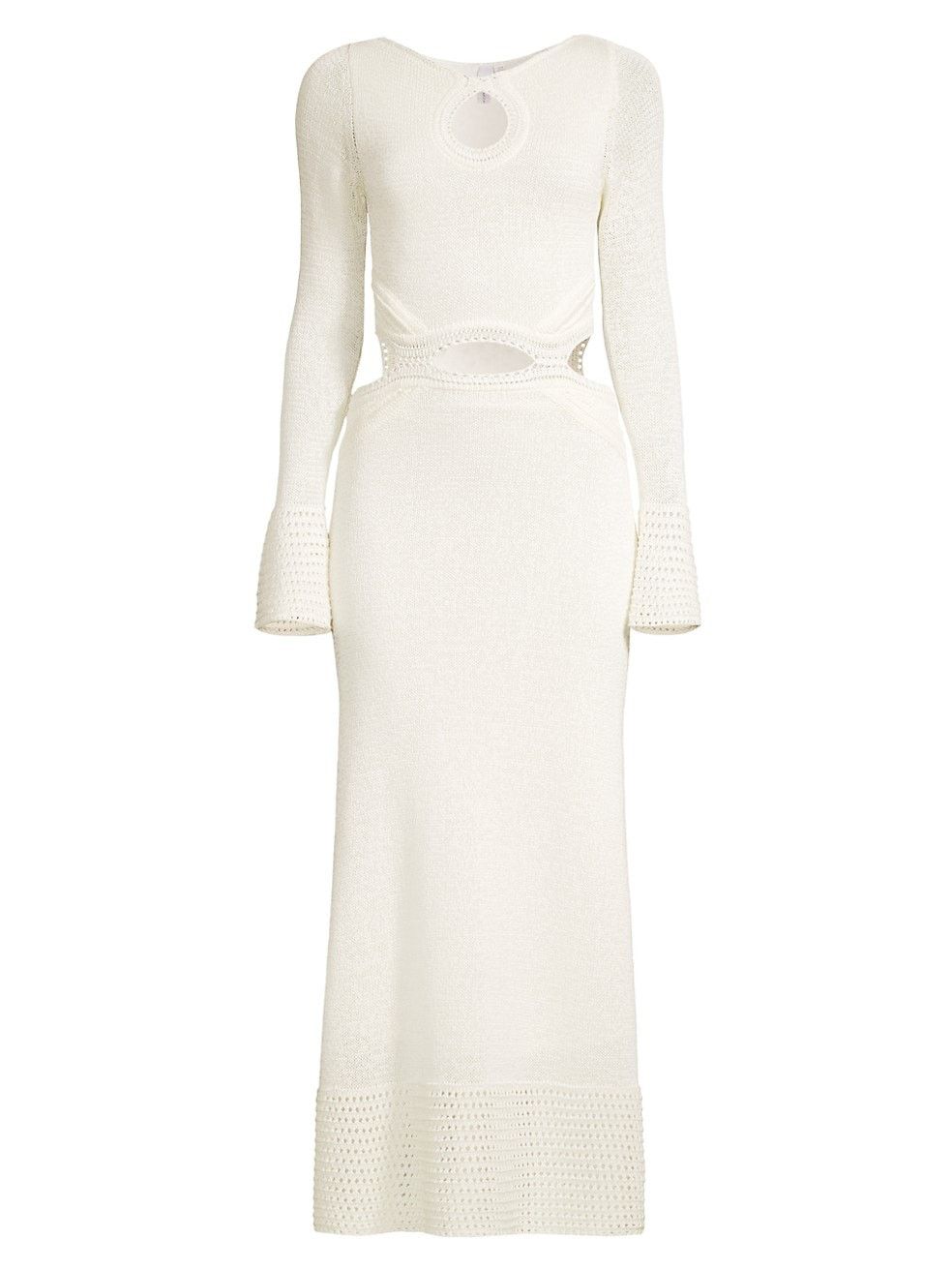 Saoirse Crochet-Trim Knit Maxi Dress | Saks Fifth Avenue