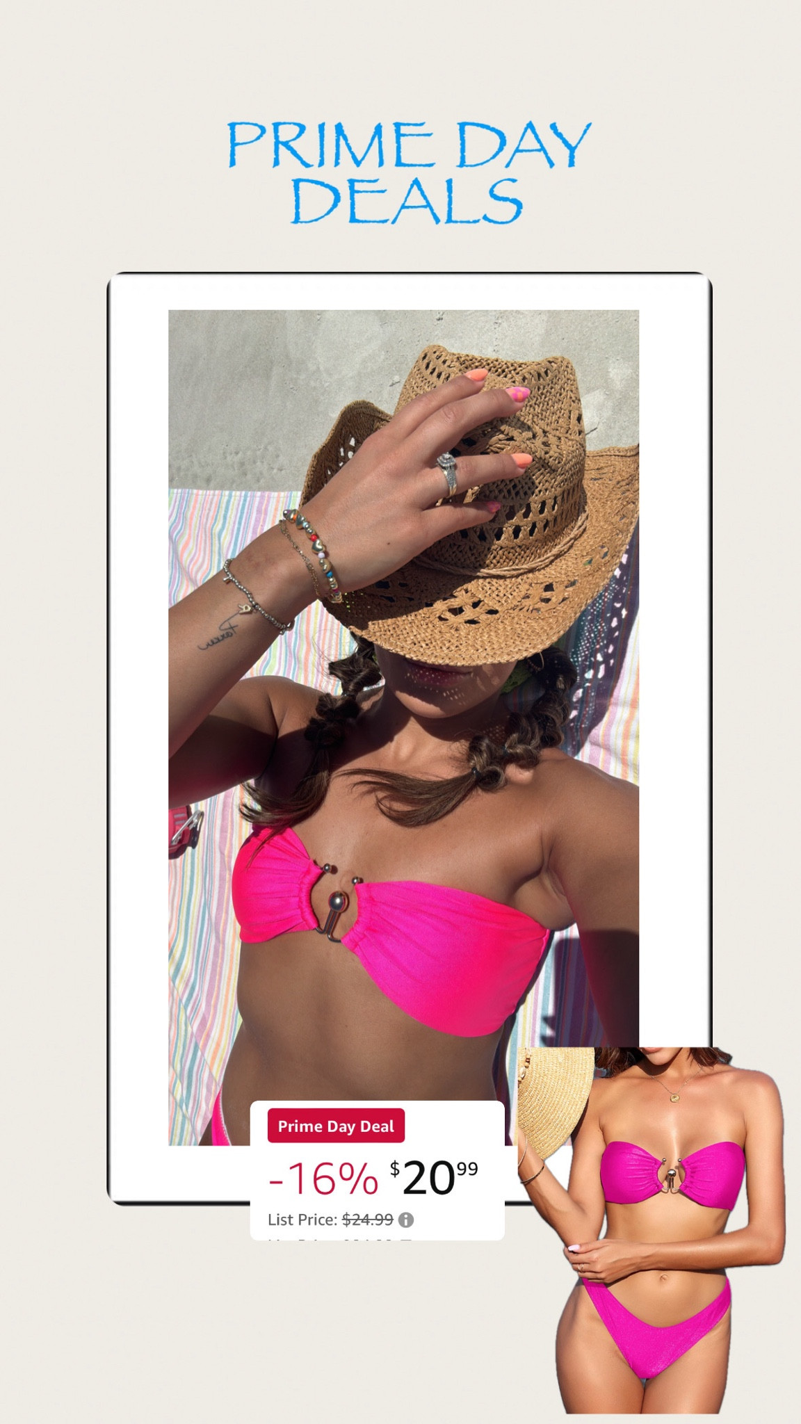 Amazon prime day / hot pink swimsuit (small)

#LTKSwim #LTKSaleAlert #LTKStyleTip