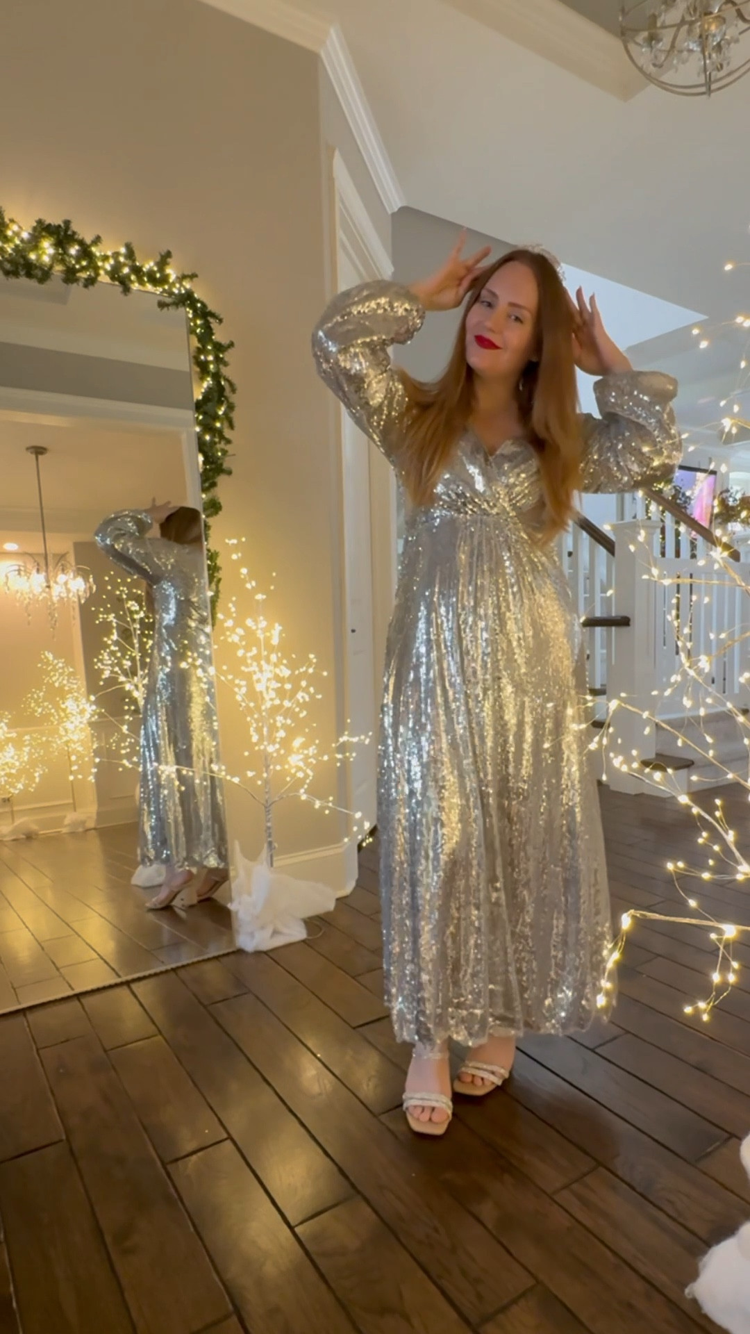 Very excited for a girls ‘Favorite Things’ holiday dinner tonight. This sequin dress is 6 years old and still one of my go-tos every holiday season. See this as your sign to invest in a great sequin piece for a quick holiday look year-after-year 🤍

Easy holiday outfit, sequins, Christmas, style, mom life, silver dress, target, au date

#LTKWatchNow #LTKSeasonal #LTKHoliday