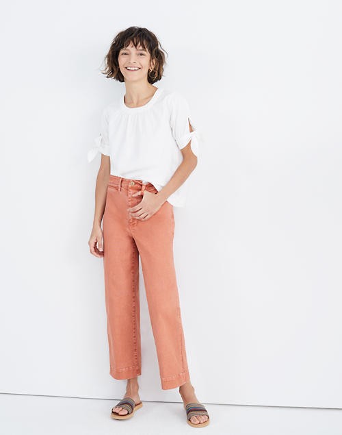 Slim Emmett Wide-Leg Crop Pants | Madewell
