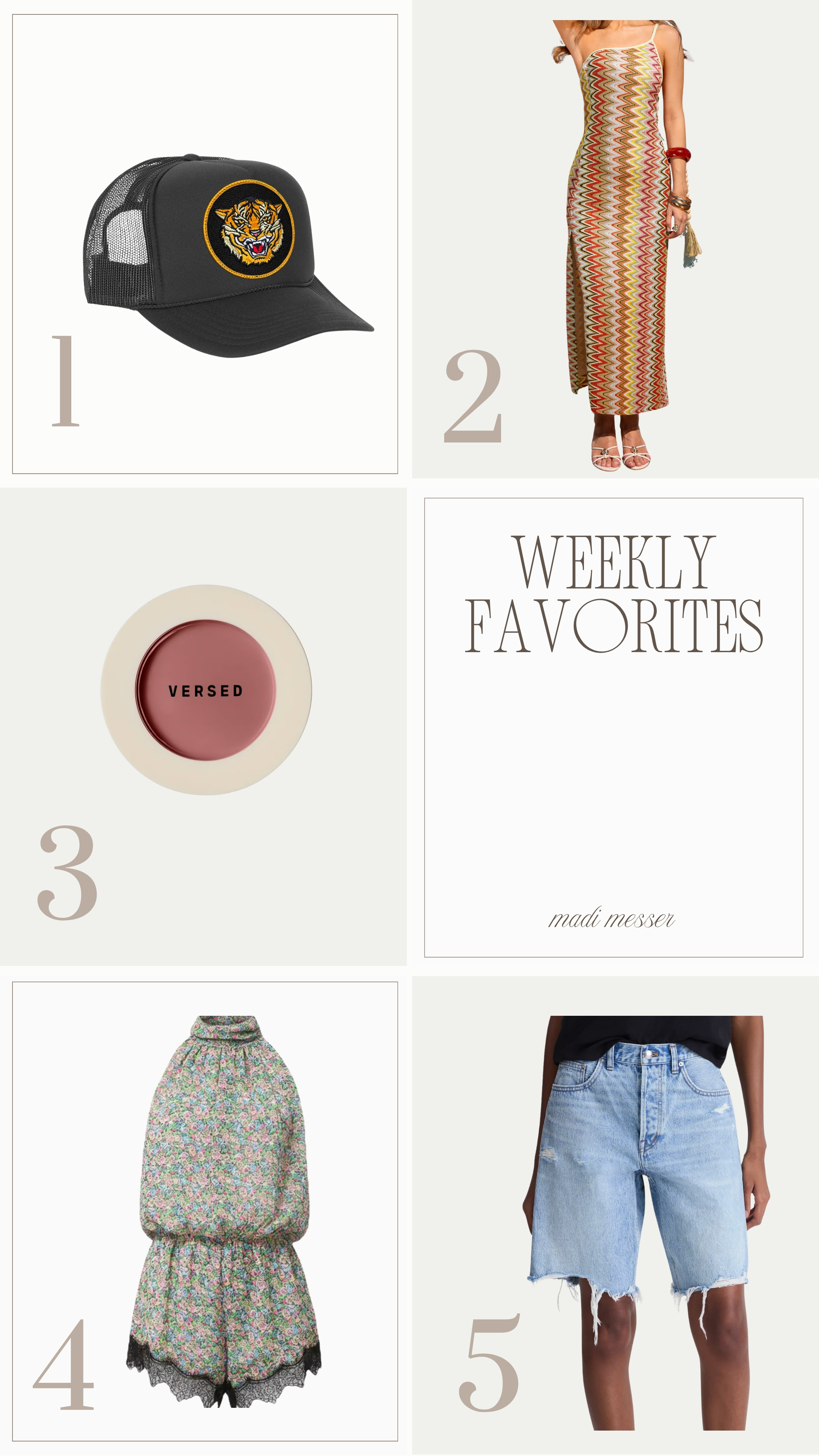 My weekly favorites! I have been OBSESSED with this versed blush! 

makeup, floral romper, denim shorts 

 #LTKdayinmylife #LTKgrwm #LTKootd