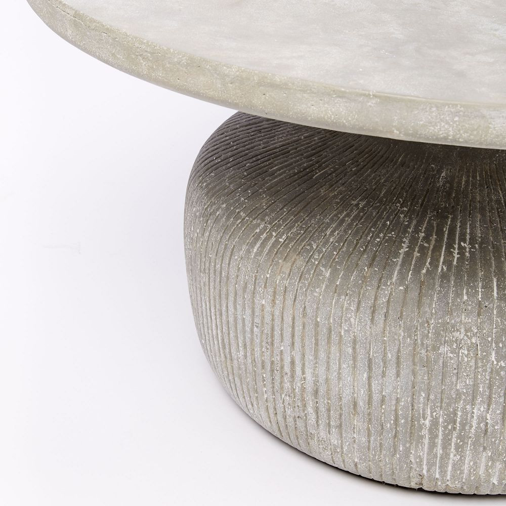 Tambor Indoor/Outdoor Round Coffee Table (30"&ndash;40") | West Elm (US)