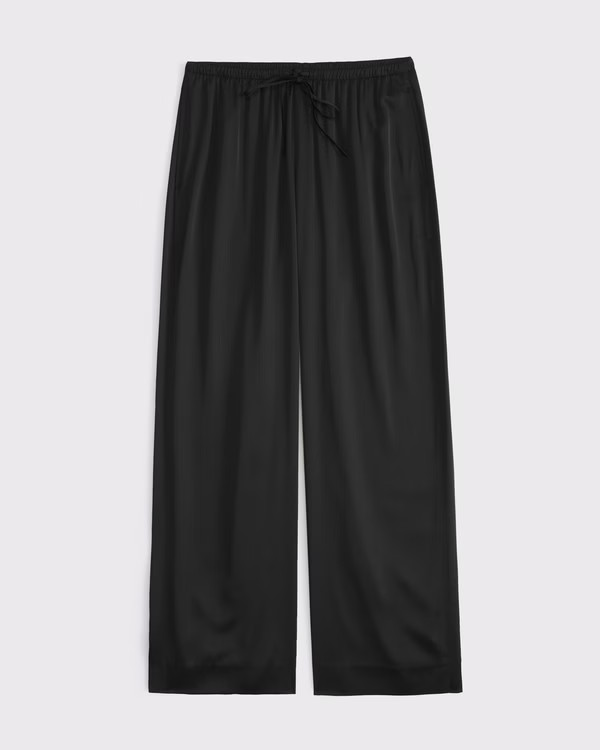 Satin Pull-On Pant | Abercrombie & Fitch (US)