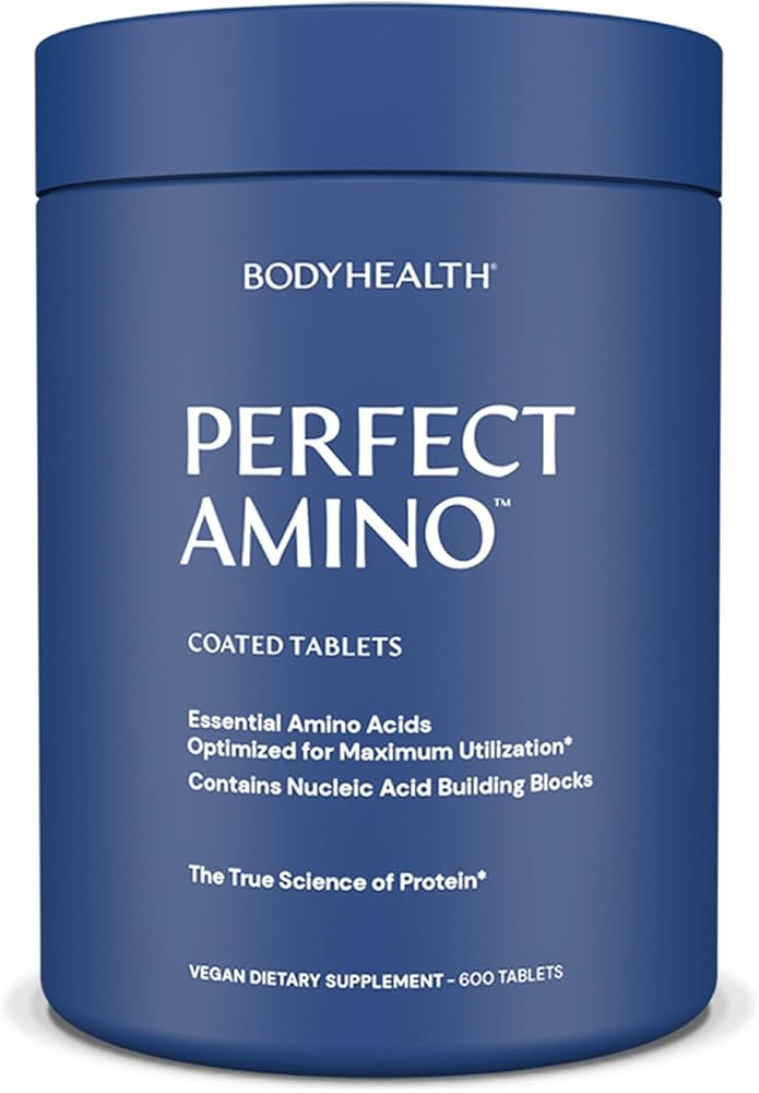 BodyHealth PerfectAmino (600 ct) Easy to Swallow Tablets, Essential Amino Acids Supplement with B... | Amazon (US)